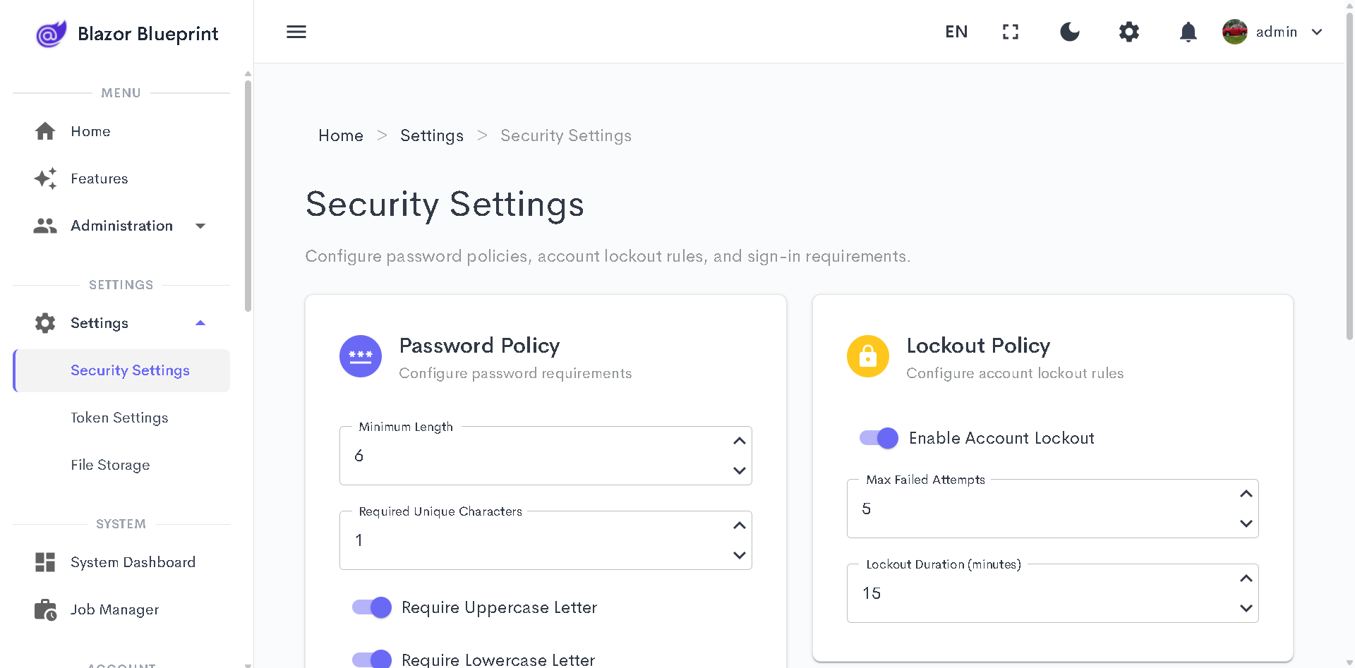 Role & Permissions Matrix